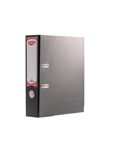 BP175N-25,Biblioraft plastifiat 75 mm Negru DACO - Set 25