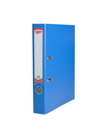 BP175AM-25,Biblioraft plastifiat 75 mm Albastru mediu DACO - Set 25