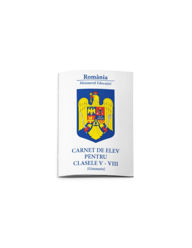 CARNETELEVGIMNAZIU2022-25,Carnet elev clasele V-VIII 2025 - Set 25