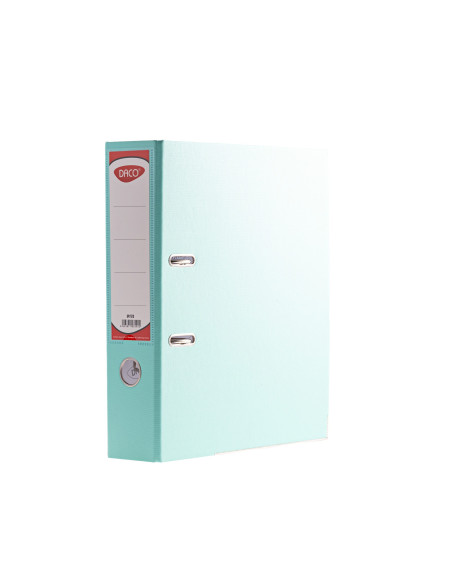 BP175TD-25,Biblioraft plastifiat 75 mm Turcoaz deschis DACO - Set 25