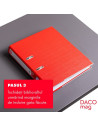 BP175TD-25,Biblioraft plastifiat 75 mm Turcoaz deschis DACO - Set 25
