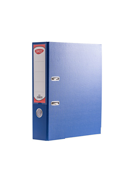 BP175A-25,Biblioraft plastifiat 75 mm Albastru DACO - Set 25