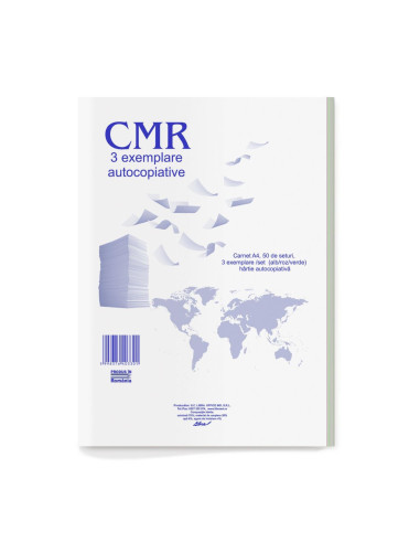L03301,CMR 3 exemplare autocopiativ 50 seturi/carnet, 150 file