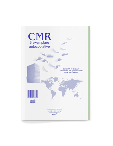 L03301,CMR 3 exemplare autocopiativ 50 seturi/carnet, 150 file