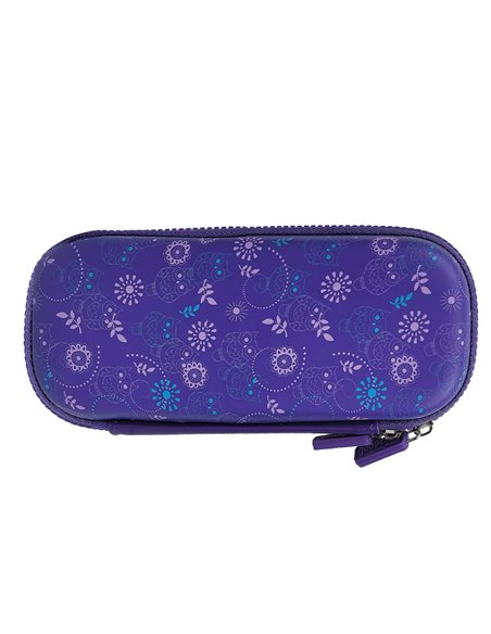 Penar neechipat tip etui 3D S-COOL SC3313, 1 fermoar, Motiv Owl