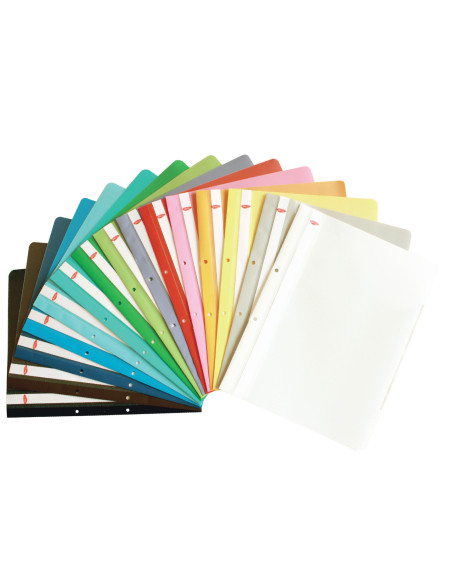 DO001ROSU-50,Dosar plastic cu sina Rosu DACO - Set 50