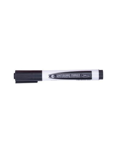 MK230N-12,Marker tabla magnetica Negru DACO - Set 12