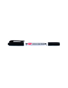 MK301N-12,Marker CD/DVD 2 capete Negru DACO - Set 12