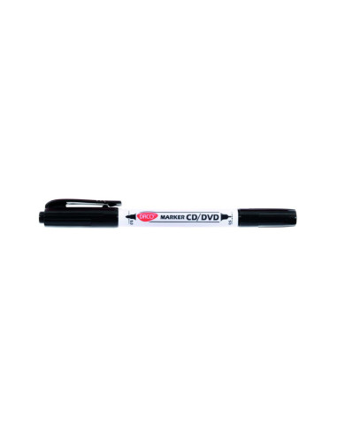 MK301N-12,Marker CD/DVD 2 capete Negru DACO - Set 12
