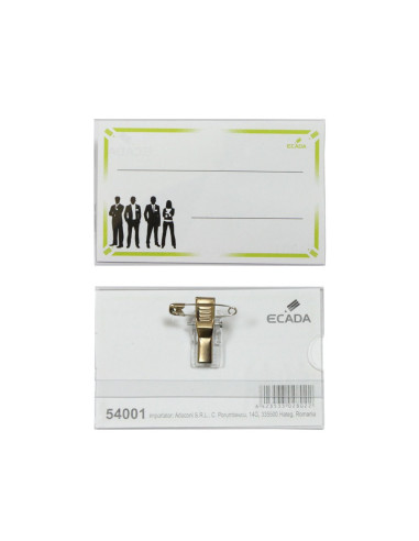 54001-50,Ecuson cu ac si clips ECADA - Set 50
