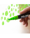 591296012-12,Marker pentru sticla Fluoglass Verde MILAN - Set 12