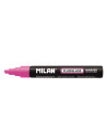 591293412-12,Marker pentru sticla Fluoglass Roz MILAN - Set 12