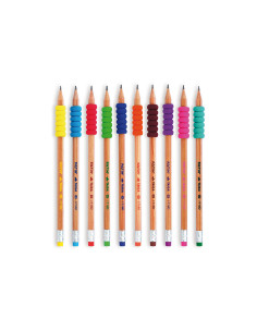 17180-36,Creion negru cu radiera Taiga FATIH - Set 36