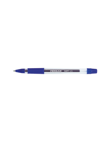 2400A-12,Pix Soft gel 0.7 mm Albastru PENSAN - Set 12