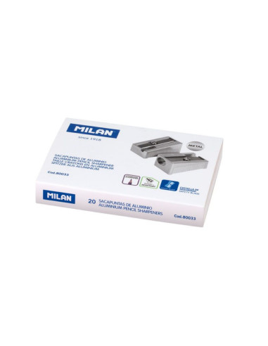 80033-20,Ascutitoare metal simpla MILAN 80033 set 20 buc