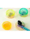 20157924LK2-32,Ascutitoare plastic simpla cu container SPIN LOOK 2 MILAN - Set 32