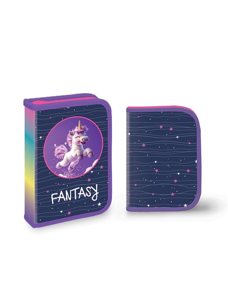 Penar echipat cu 1 fermoar si 2 extensii S-COOL SC3267, 32 piese, Fantasy