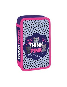 Penar echipat cu 2 fermoare S-COOL SC3276, 29 piese, Think Pink