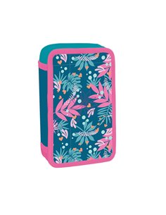 Penar echipat cu 2 fermoare S-COOL SC3279, 29 piese, Leaves