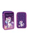Penar echipat cu 2 fermoare S-COOL SC3278, 29 piese, Magical unicorn