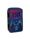 Penar echipat cu 2 fermoare S-COOL SC3281, 29 piese, Game over