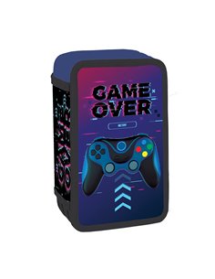 Penar echipat cu 3 fermoare S-COOL SC3289, 39 piese, Game over