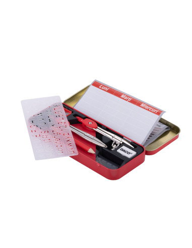 TG011-12,Trusa geometrie metalica DACO - Set 12