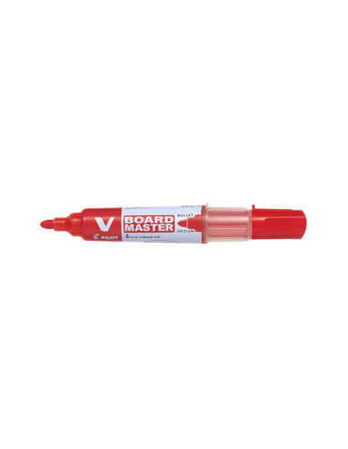 PWBMA-VBM-MR-BG-10,Marker tabla magnetica Vboard Rosu PILOT - Set 10