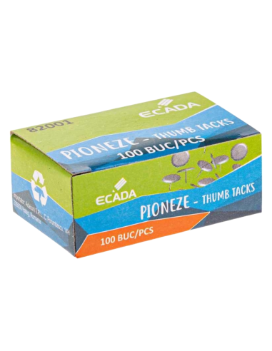 82001-10,Piuneze nichel 100buc/ cutie ECADA - Set 10