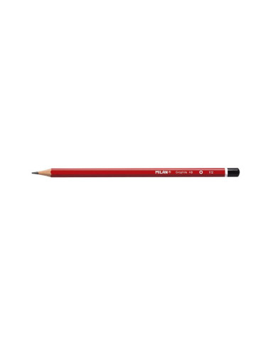 80001-12,Creion grafit HB hexagonal MILAN - Set 12