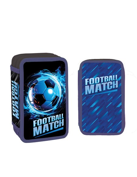 Penar echipat cu 3 fermoare YOLLO YL150, 38 piese, Football Match