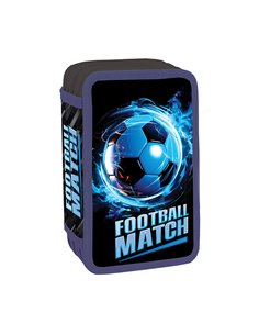 Penar echipat cu 3 fermoare YOLLO YL150, 38 piese, Football Match