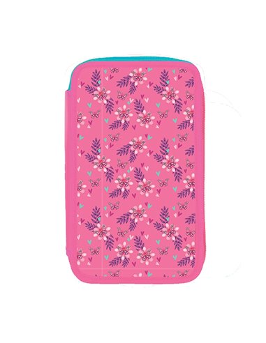 Penar echipat cu 3 fermoare YOLLO YL144, 38 piese, Unicorn