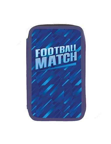 Penar echipat cu 3 fermoare YOLLO YL150, 38 piese, Football Match