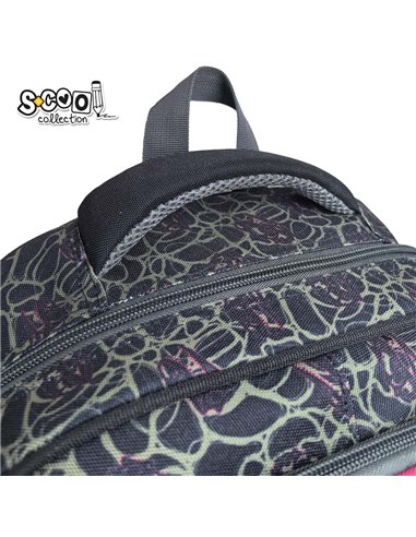 Ghiozdan scoala 3D ergonomic S-COOL SC3327, 43 x 30 x 22 cm, Motiv Roar