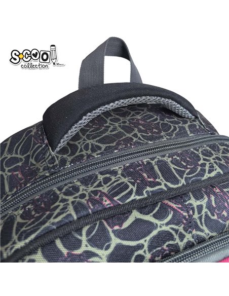 Ghiozdan scoala 3D ergonomic S-COOL SC3327, 43 x 30 x 22 cm, Motiv Roar
