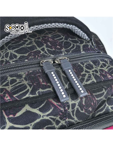 Ghiozdan scoala 3D ergonomic S-COOL SC3327, 43 x 30 x 22 cm, Motiv Roar