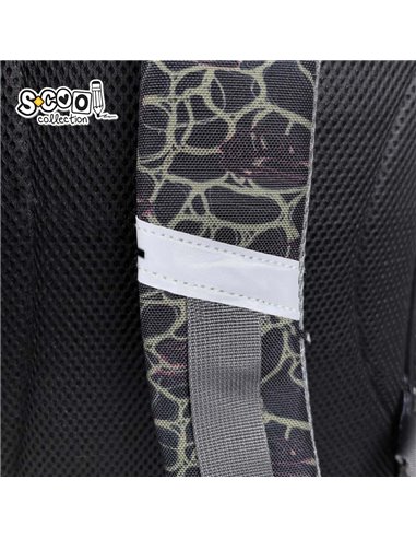 Ghiozdan scoala 3D ergonomic S-COOL SC3327, 43 x 30 x 22 cm, Motiv Roar