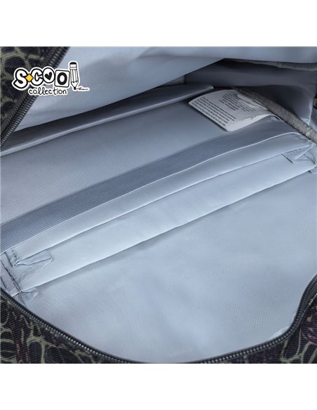 Ghiozdan scoala 3D ergonomic S-COOL SC3327, 43 x 30 x 22 cm, Motiv Roar