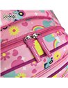 Ghiozdan scoala 3D ergonomic S-COOL SC3323, 43 x 30 x 22 cm, Motiv Happy rainbow