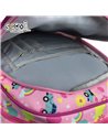 Ghiozdan scoala 3D ergonomic S-COOL SC3323, 43 x 30 x 22 cm, Motiv Happy rainbow