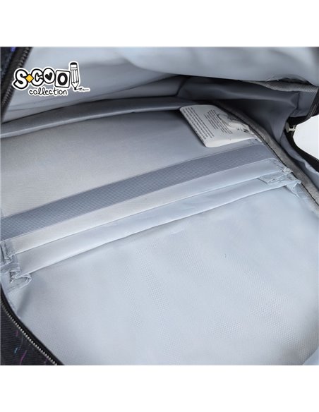 Ghiozdan scoala 3D ergonomic S-COOL SC3326, 43 x 30 x 22 cm, Motiv Game over