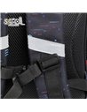 Ghiozdan scoala 3D ergonomic S-COOL SC3326, 43 x 30 x 22 cm, Motiv Game over