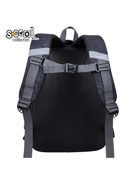 Ghiozdan scoala 3D ergonomic S-COOL SC3373, 43 x 30 x 22 cm, Motiv Play on