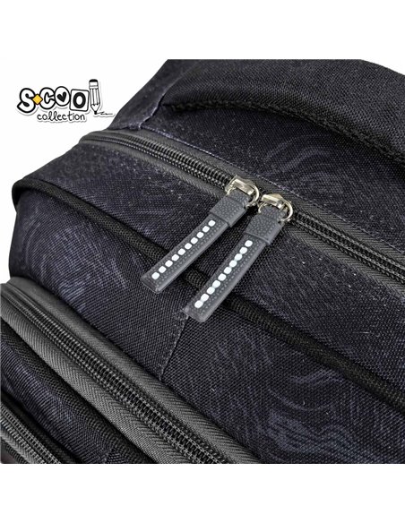 Ghiozdan scoala 3D ergonomic S-COOL SC3373, 43 x 30 x 22 cm, Motiv Play on