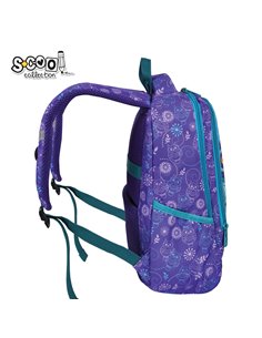 Ghiozdan scoala ergonomic S-COOL SC3319, 40 x 29 x 14 cm, Motiv Owl 2