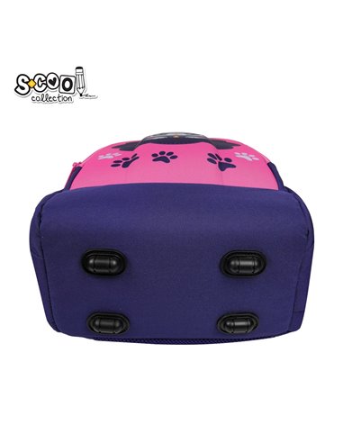 Ghiozdan scoala ergonomic S-COOL SC3370, 40 x 29 x 14 cm, Motiv Think pink