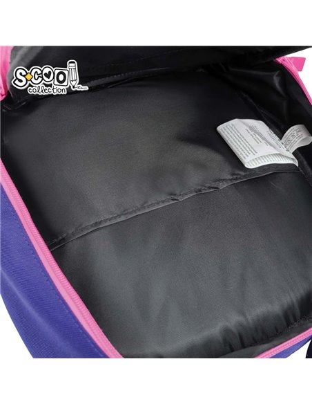 Ghiozdan scoala ergonomic S-COOL SC3370, 40 x 29 x 14 cm, Motiv Think pink