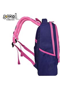 Ghiozdan scoala ergonomic S-COOL SC3370, 40 x 29 x 14 cm, Motiv Think pink 2
