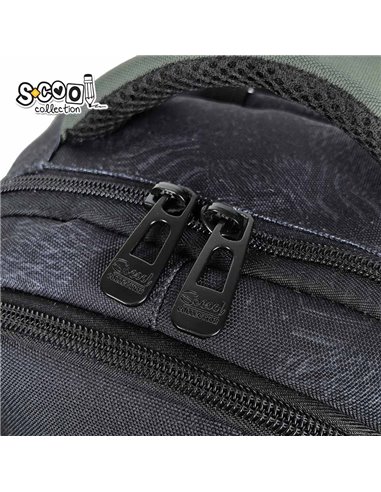 Ghiozdan scoala ergonomic S-COOL SC3320, 40 x 29 x 14 cm, Motiv Play on